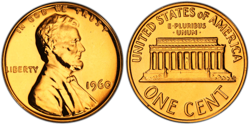 1960 Lincoln Memorial Cent - Proof Large/Small Date