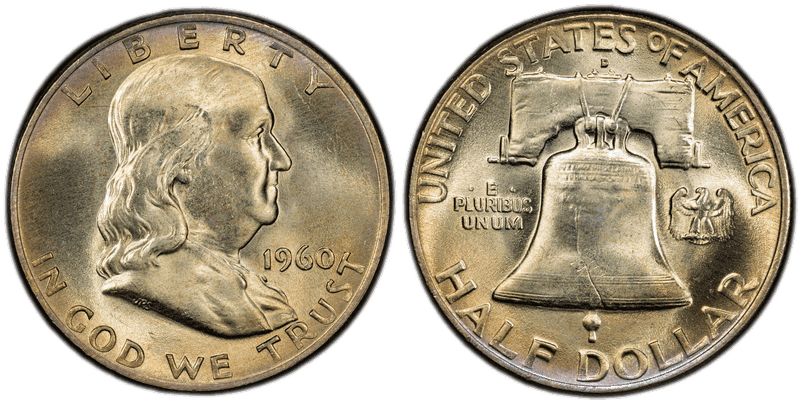 1960 Franklin Half Dollar