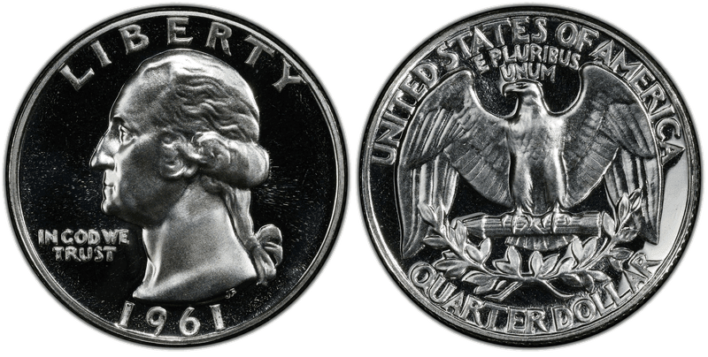 1961 Proof Washington Quarter