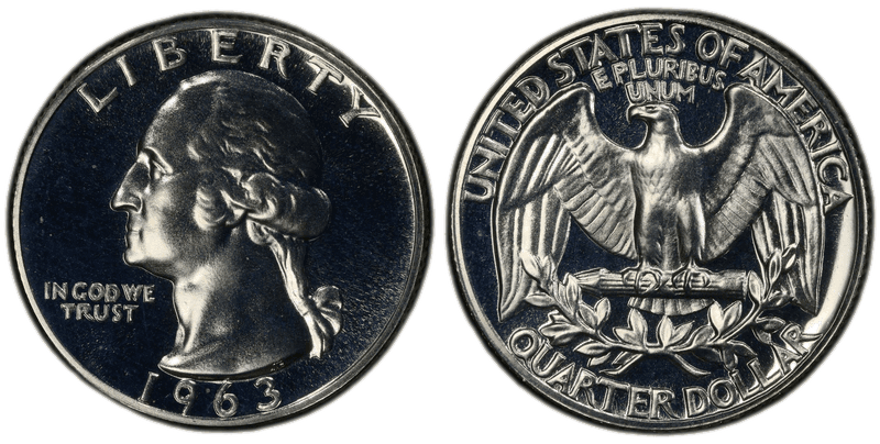 1963 Proof Washington Quarter