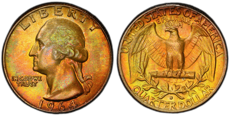 1964 Washington Quarter