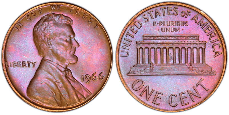 1966 Lincoln Memorial Cent - SMS