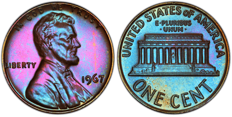 1967 Lincoln Memorial Cent - SMS