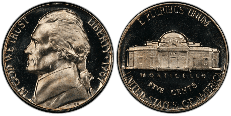 1967 SMS Jefferson Nickel