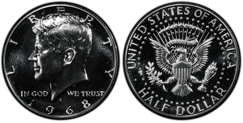 1968 (S) Proof Kennedy Half Dollar