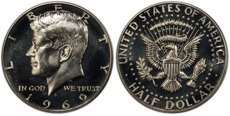 1969 (S) Proof Kennedy Half Dollar