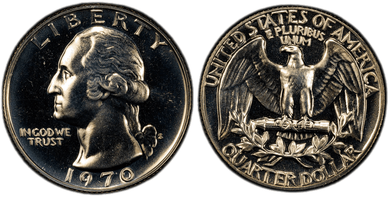 1970 (S) Proof Washington Quarter