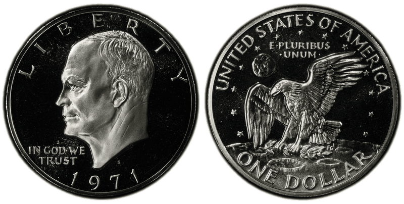 1971 (S) Proof Silver Eisenhower Dollar
