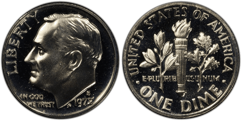 1972 (S) Proof Roosevelt Dime