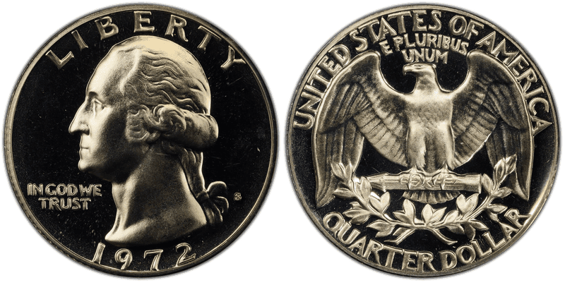 1972 (S) Proof Washington Quarter