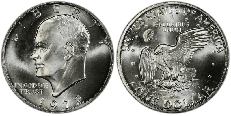 1972 (S) Silver Eisenhower Dollar