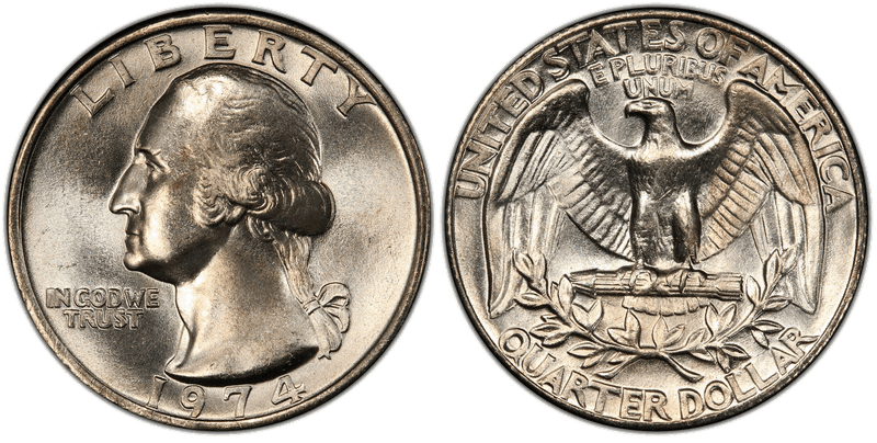 1974 Washington Quarter