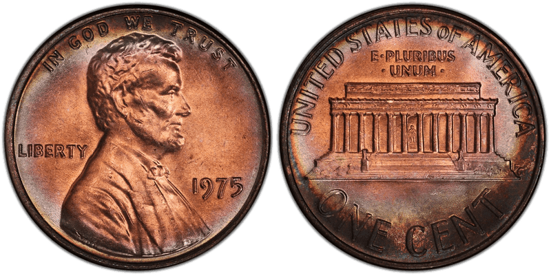 1975 Lincoln Memorial Cent