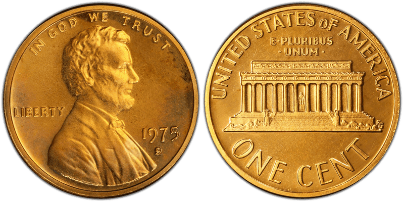 1975 (S) Proof Lincoln Memorial Cent