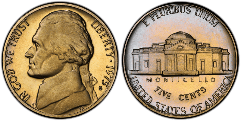 1975 (S) Proof Jefferson Nickel