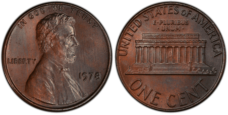 1978 Lincoln Memorial Cent