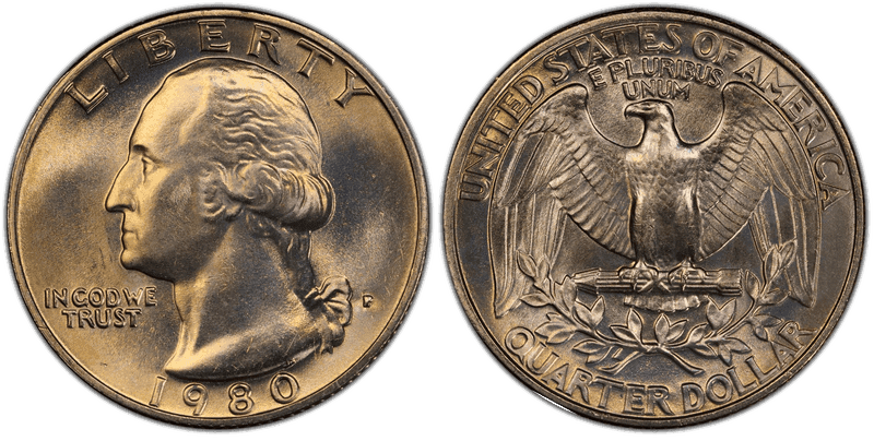 1980 (P) Washington Quarter