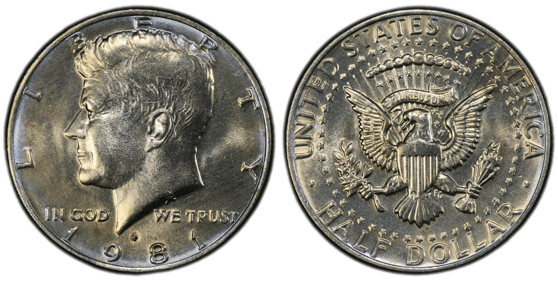 1981 (P) Kennedy Half Dollar