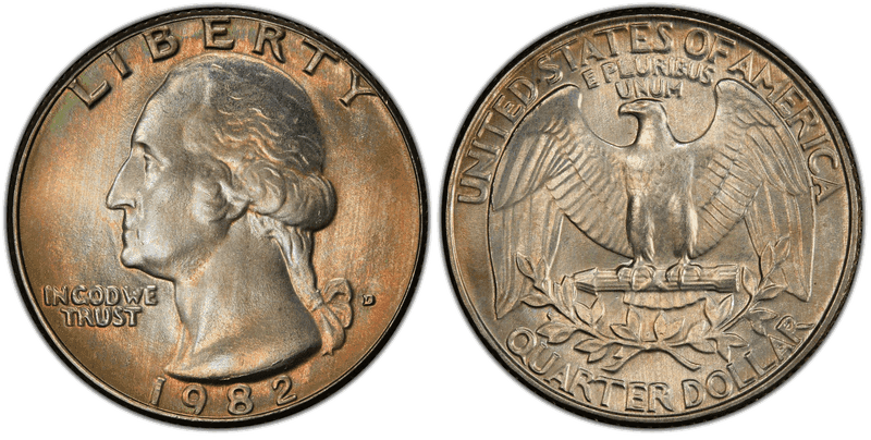 1982 Washington Quarter