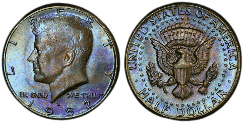 1982 Kennedy Half Dollar