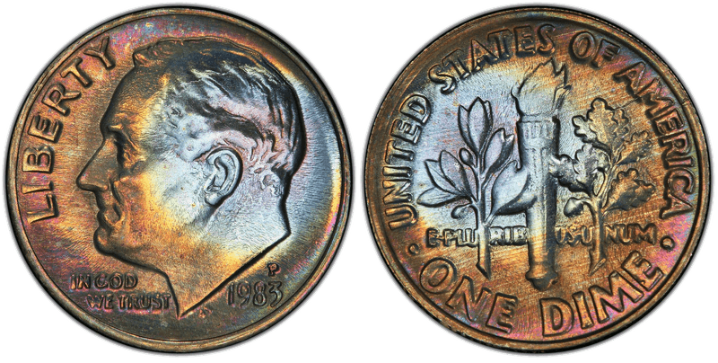 1983 (P) Roosevelt Dime