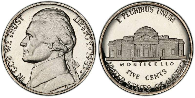 1983 (S) Proof Jefferson Nickel