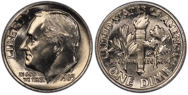 1985 (P) Roosevelt Dime