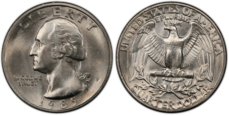 1985 (P) Washington Quarter