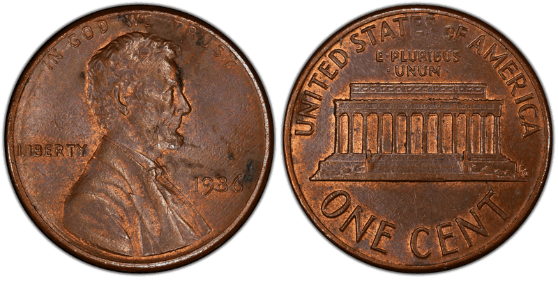 1986 (P) Lincoln Memorial Cent