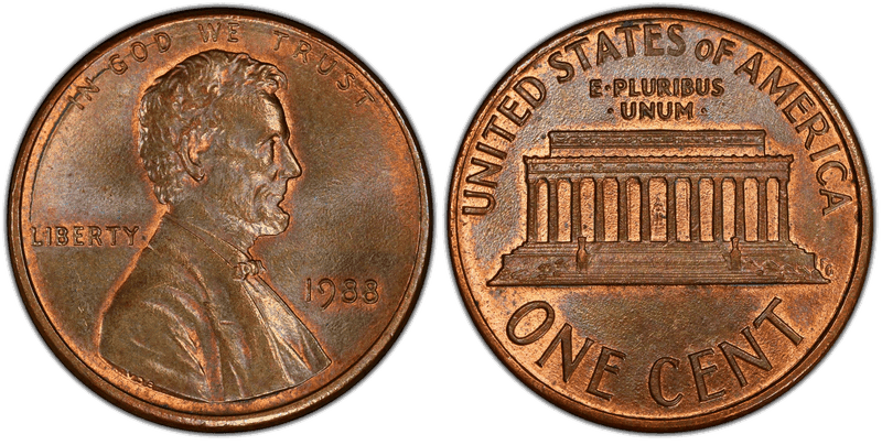 1988 (P) Lincoln Memorial Cent