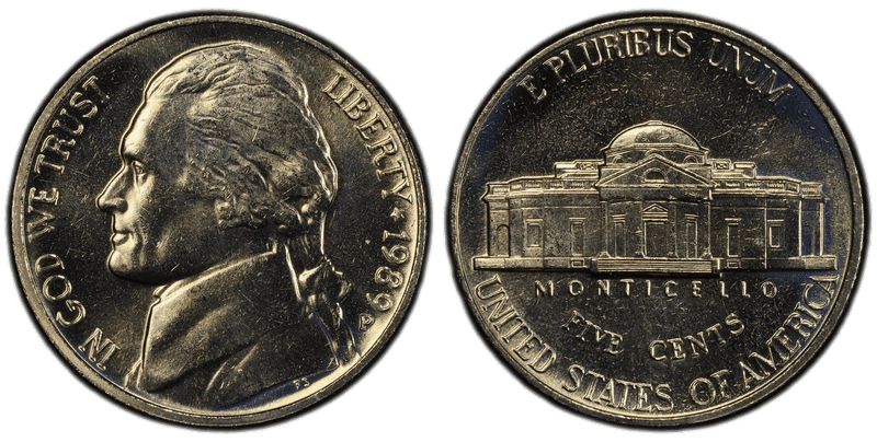 1989 (P) Jefferson Nickel