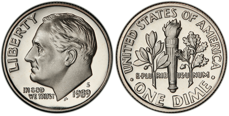 1989 (S) Proof Roosevelt Dime