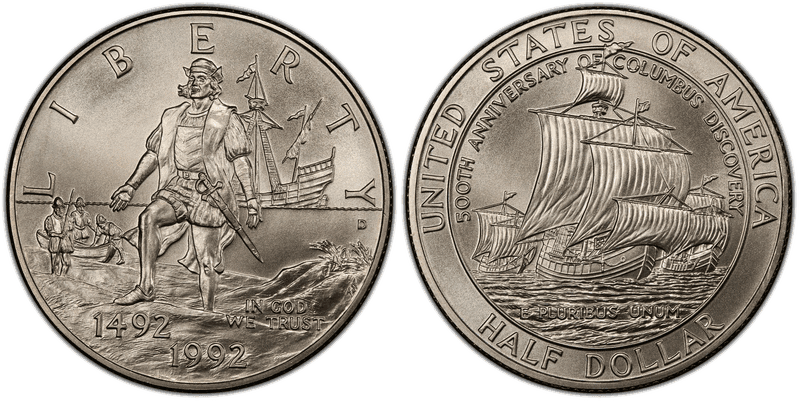 1992 Columbus Commemorative Half Dollar