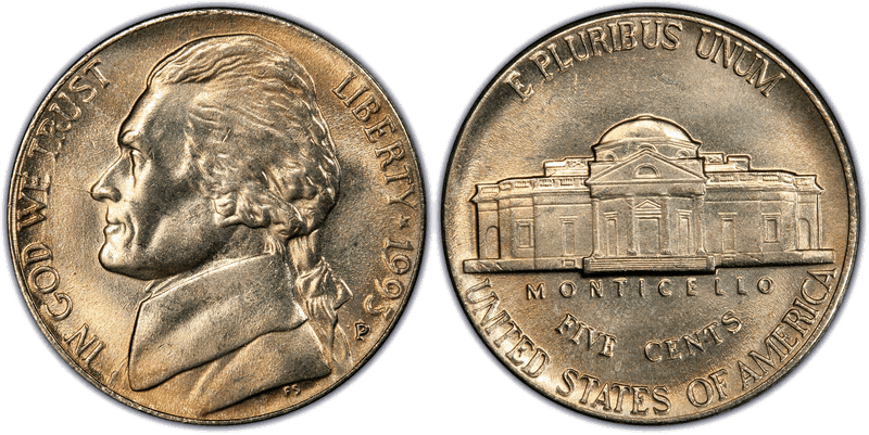 1993 (P) Jefferson Nickel