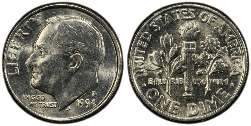 1994 (P) Roosevelt Dime