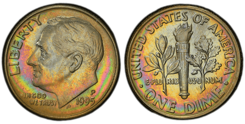 1995 (P) Roosevelt Dime