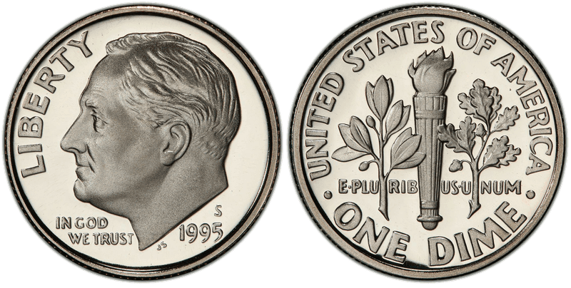1995 (S) Proof Roosevelt Dime