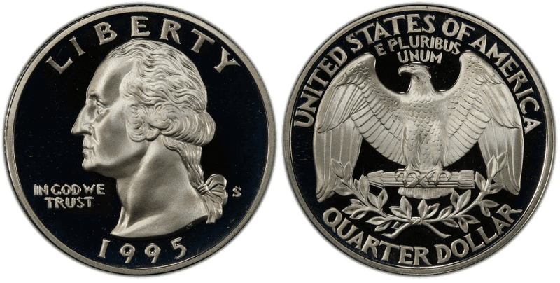 1995 (S) Proof Silver Washington Quarter