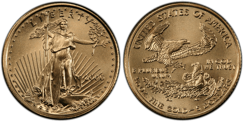 2000 American Eagle Five Dollar Gold