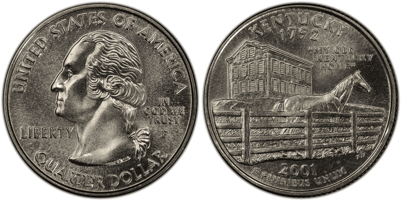 2001 (P) Kentucky State Quarter