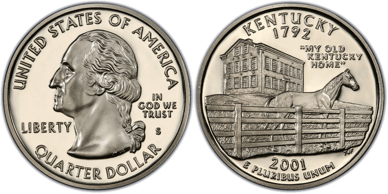 2001 (S) Proof Kentucky State Quarter