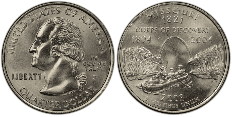 2003 (D) Missouri State Quarter