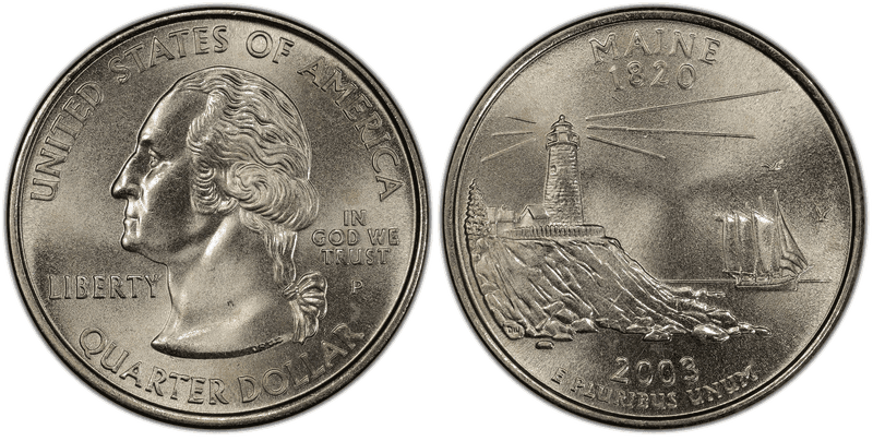 2003 (P) Maine State Quarter