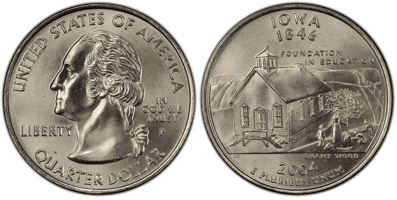2004 (P) Iowa State Quarter