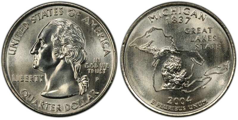 2004 (P) Michigan State Quarter