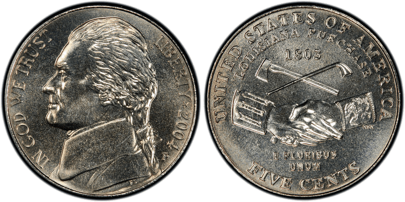 2004 (P) Jefferson Nickel - Peace Medal