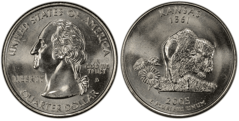 2005 (D) Kansas State Quarter