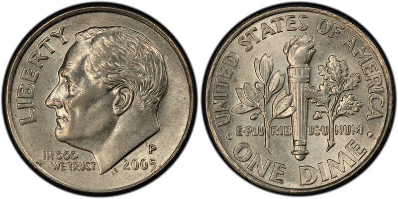 2005 (P) Roosevelt Dime