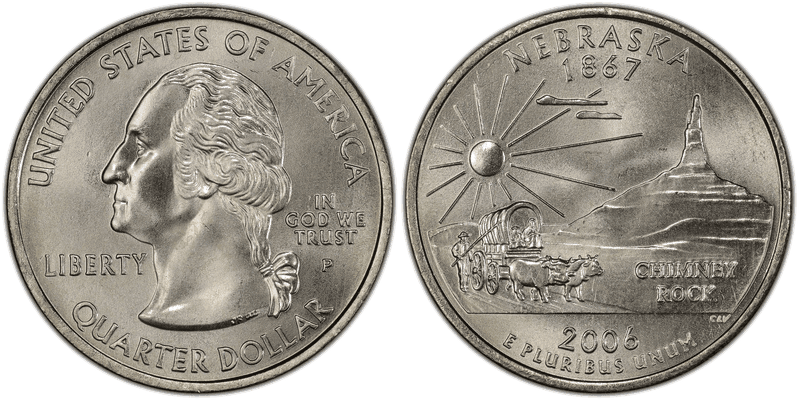 2006 (P) Nebraska State Quarter