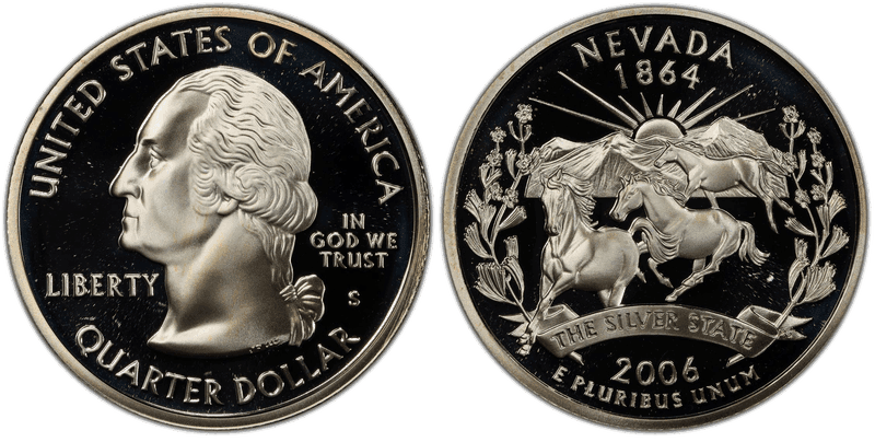 2006 (S) Proof Nevada Silver State Quarter